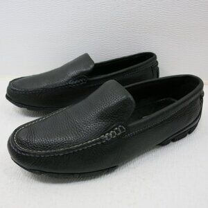 GBX Elite Pebbled Grained Leather Moccasins Men's Footwear Shoes Sz 10 M
